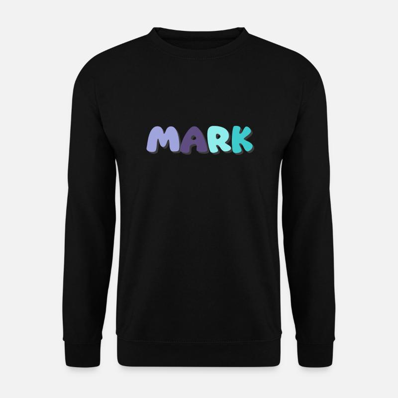 Name - Mark - Unisex Sweatshirt - black