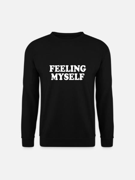 feeling myself - Unisex Sweatshirt - black