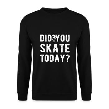 Art De Skateboard Pour Garçons Filles Hommes Cadeaux De Skateboard - Sweat-shirt Unisexe - noir - Devant - Alina (178cm) & Michal (187cm)