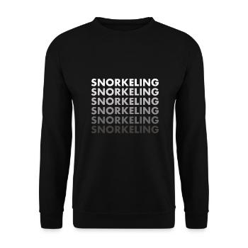 Snorkeler Snorkeling - Sweat-shirt Unisexe - noir - Devant - Alina (178cm) & Michal (187cm)