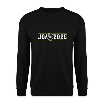 Jga 2025 Junggesellen Abschied - Unisex Pullover - Schwarz - Vorne - Alina (178cm) & Michal (187cm)