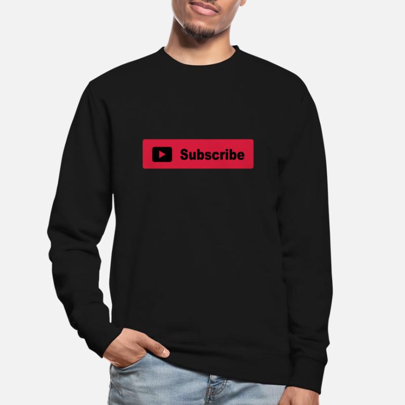 Subscribe Button Unisex Pullover