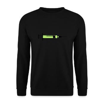 Lethal injection Toxic 2c - Unisex Sweatshirt - black - Front - Alina (178cm) & Michal (187cm)