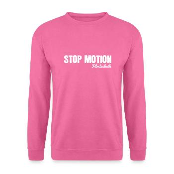 Stop motion blocs de construction film technologie chemise cadeau - Sweat-shirt Unisexe - rose - Devant