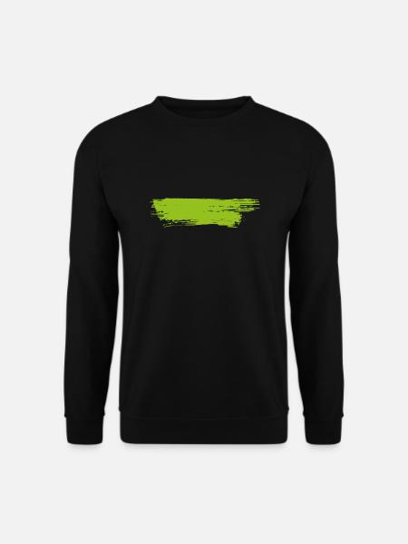 Paint blob splash paint painter gift colorful stroke - Unisex Sweatshirt - black