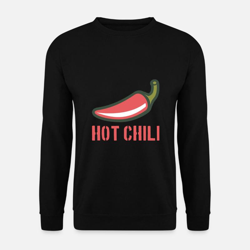 Chili Hot Chili - Unisex Pullover - Schwarz