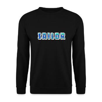 sailing, sailing, sailing boat, Baltic Sea, North Sea, Sea, - Unisex Sweatshirt - black - Front - Alina (178cm) & Michal (187cm)