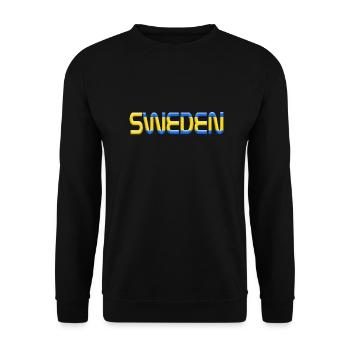 Sweden Sverige Viking Norden Scandinavia Schweden - Unisex Sweatshirt - black - Front - Alina (178cm) & Michal (187cm)