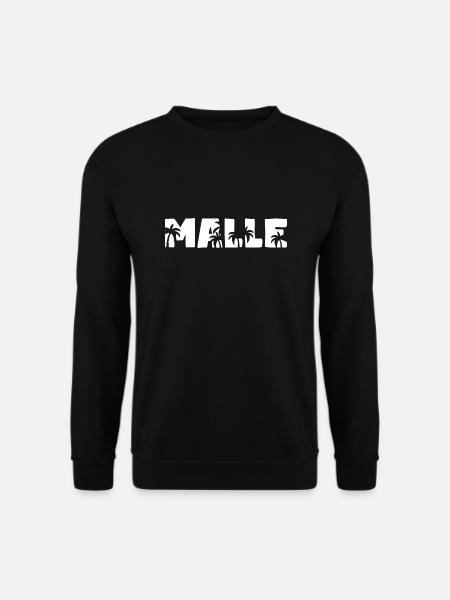 Malle Palmen Mallorca - Unisex Pullover - Schwarz