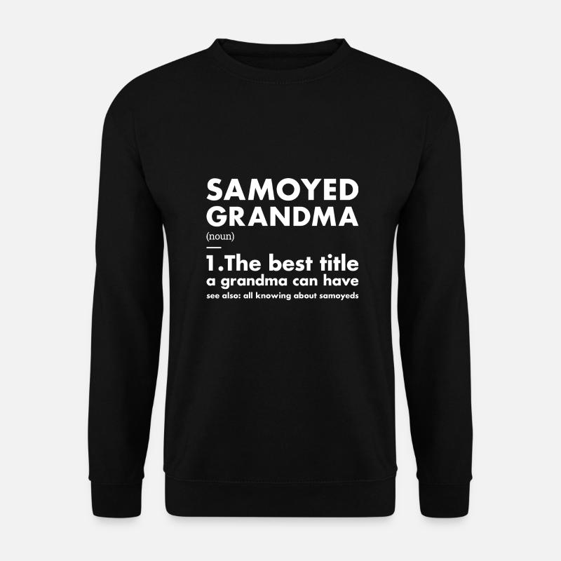 Samoyed Grandma Definition - Unisex Sweatshirt - black