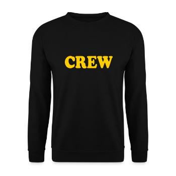 Crew - Sweat-shirt Unisexe - noir - Devant - Alina (178cm) & Michal (187cm)
