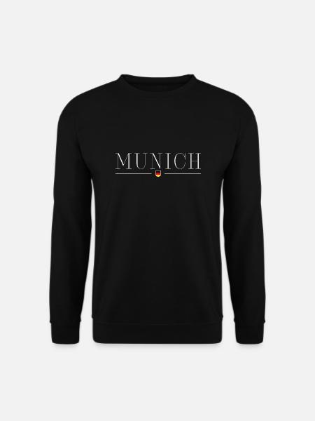 München, Deutschland Stil Design T-Shirt - Unisex Pullover - Schwarz