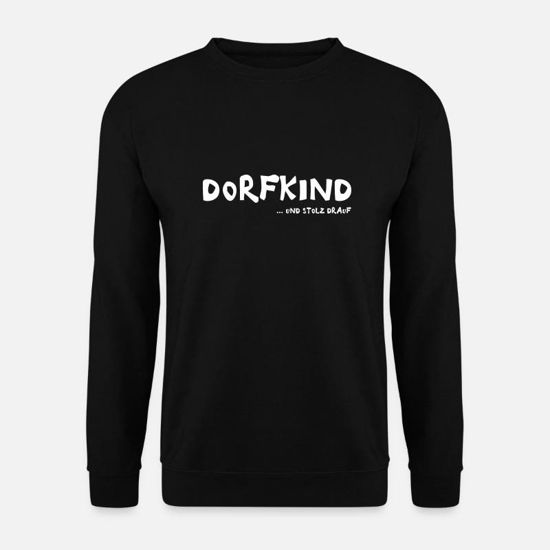 DORFKIND - Unisex Pullover - Schwarz