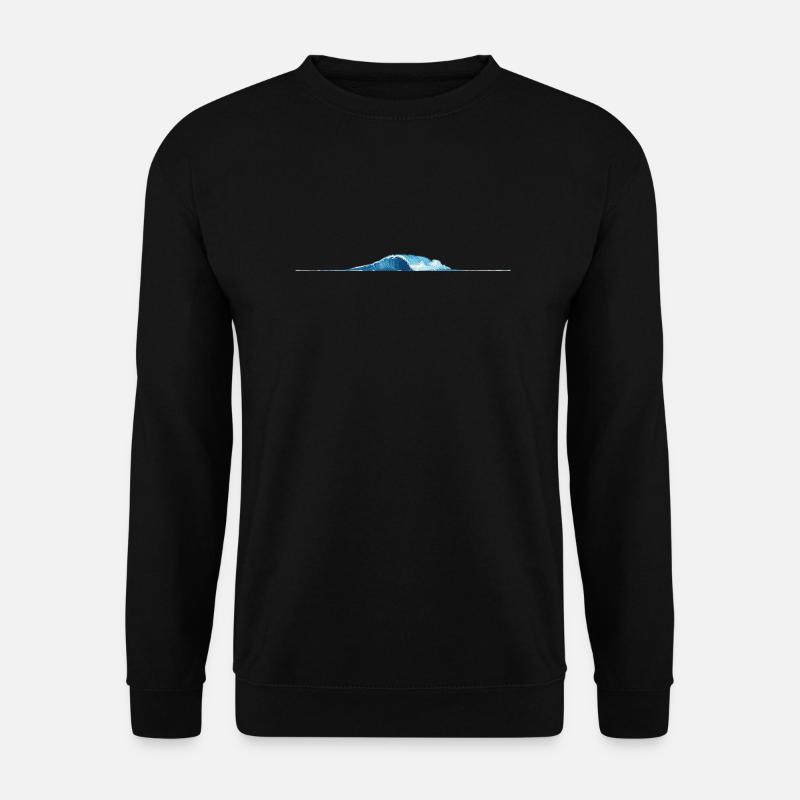 ocean wave - Unisex Pullover - Schwarz
