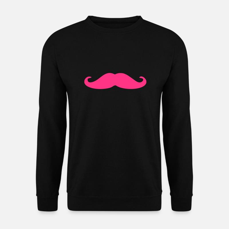 Moustash - Unisex Pullover - Schwarz