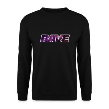 RAVE - Unisex Pullover - Schwarz - Vorne - Alina (178cm) & Michal (187cm)