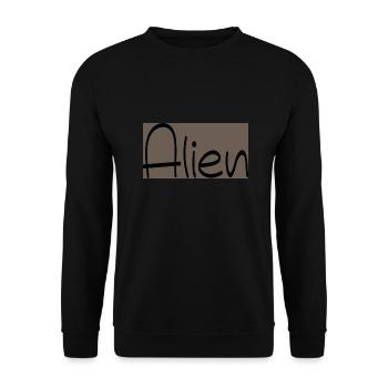 Alien - Unisex Pullover - Schwarz - Vorne - Alina (178cm) & Michal (187cm)