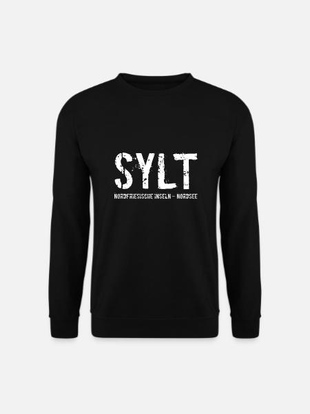 Sylt, Nordfriesische Inseln, Nordsee, Deutschland - Unisex Pullover - Schwarz