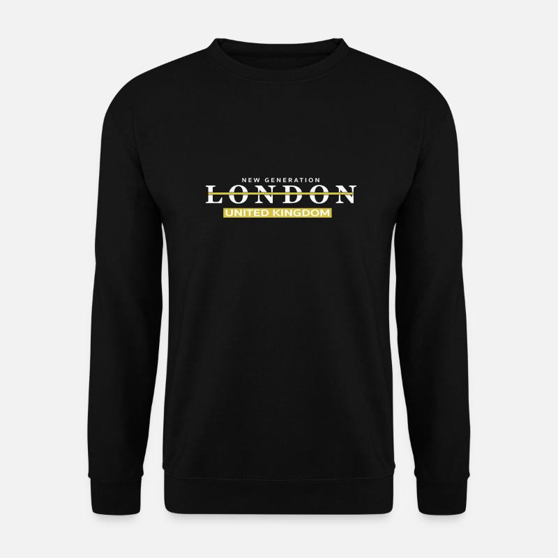 London UK - Unisex Pullover - Schwarz