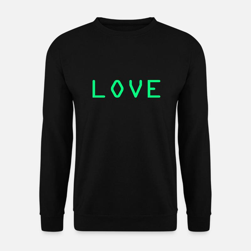 Love - Unisex Pullover - Schwarz
