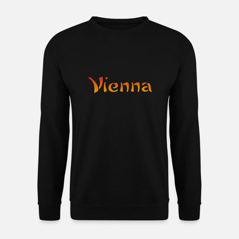 Vienna Text - Unisex Pullover - Schwarz