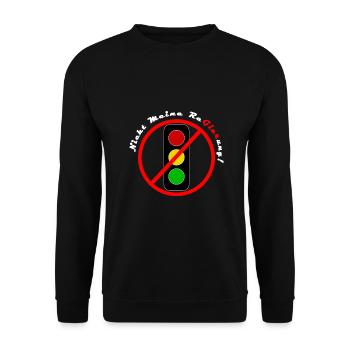 Ampel Regierung - Unisex Pullover - Schwarz - Vorne - Alina (178cm) & Michal (187cm)