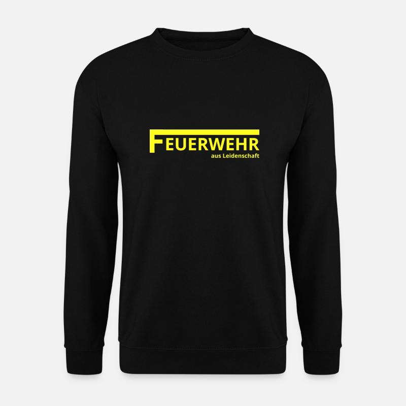 Fire brigade with passion - Unisex Sweatshirt - black