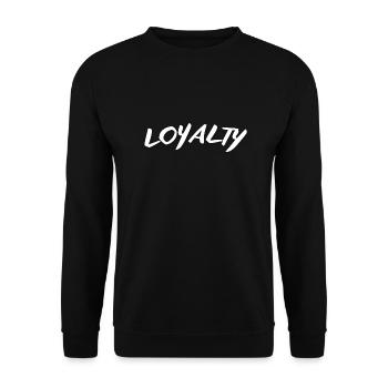 Loyalty - Unisex Sweatshirt - black - Front - Alina (178cm) & Michal (187cm)