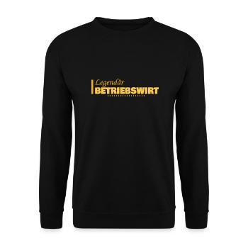 Profession Économiste d’entreprise - Sweat-shirt Unisexe - noir - Devant - Alina (178cm) & Michal (187cm)