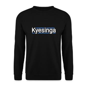 Kyesinga münchnerisch giesi Giesing - Unisex Pullover - Schwarz - Vorne - Alina (178cm) & Michal (187cm)