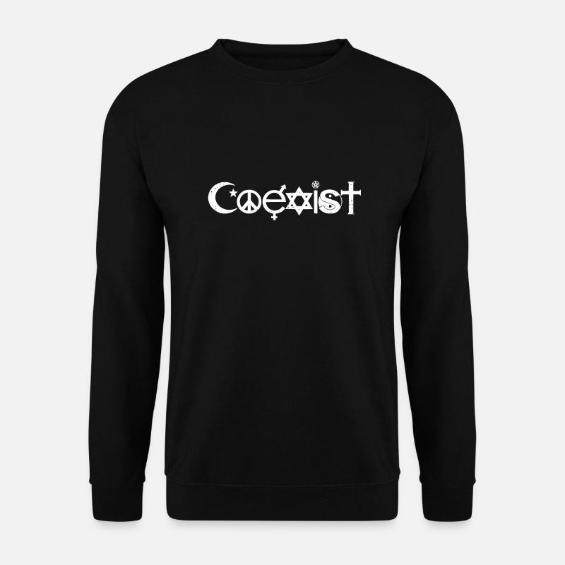 Coexist - Unisex Sweatshirt - black