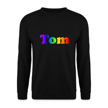 Tom - Unisex Pullover - Schwarz - Vorne - Alina (178cm) & Michal (187cm)