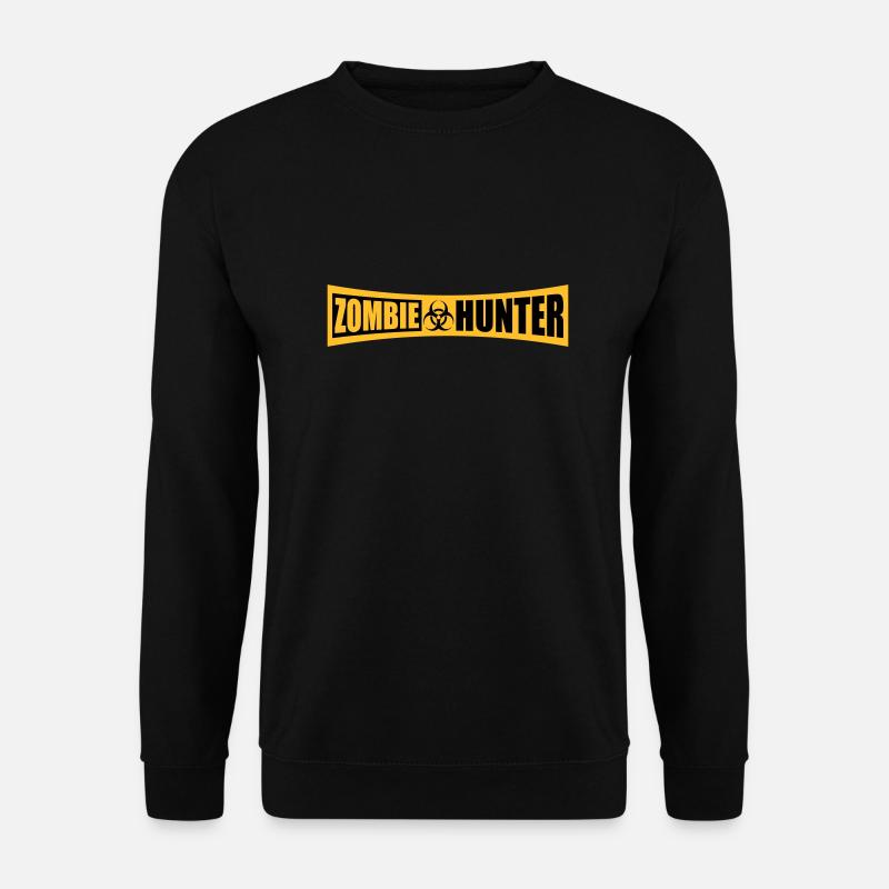zombie hunter Halloween Zitat - Unisex Pullover - Schwarz