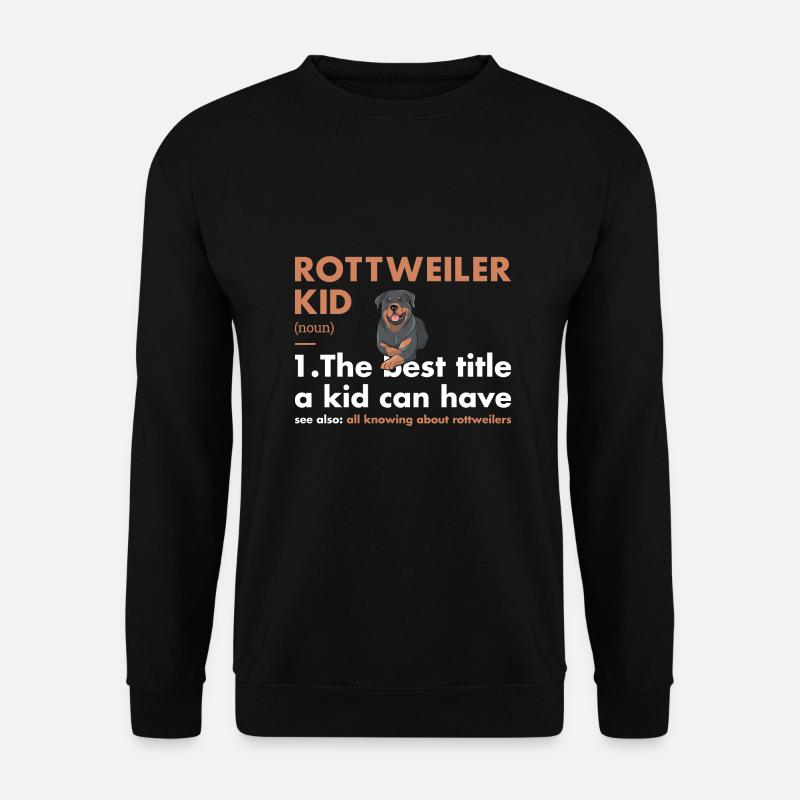 Rottweiler Kid Definition - Unisex Pullover - Schwarz