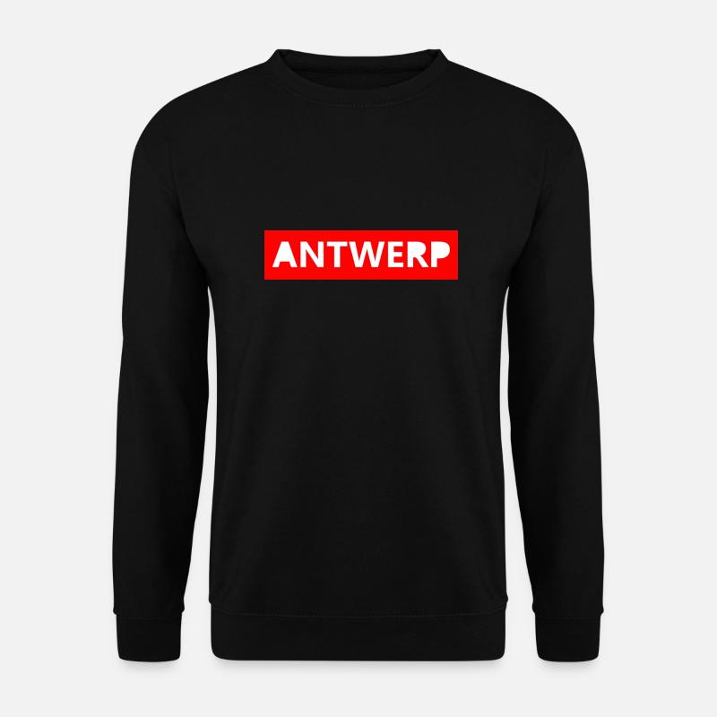 Antwerpen Rot - Unisex Pullover - Schwarz