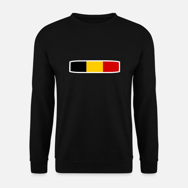Belgien - Unisex Pullover - Schwarz