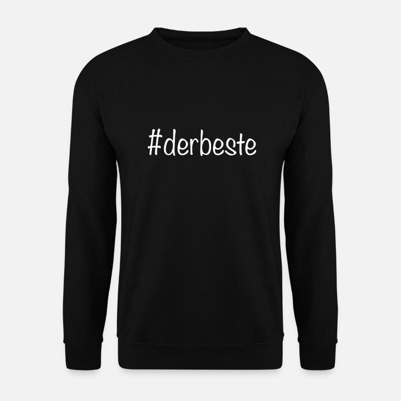 #derbeste -Weiss - Unisex Pullover - Schwarz