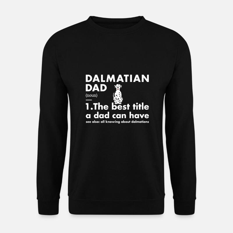 Dalmatian Dad Definition - Unisex Sweatshirt - black