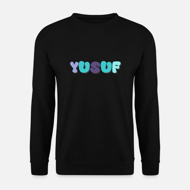 Name - Yusuf - Unisex Pullover - Schwarz
