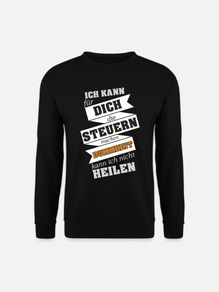 Steuerfachangestellte Steuern machen Motiv Design - Unisex Pullover - Schwarz