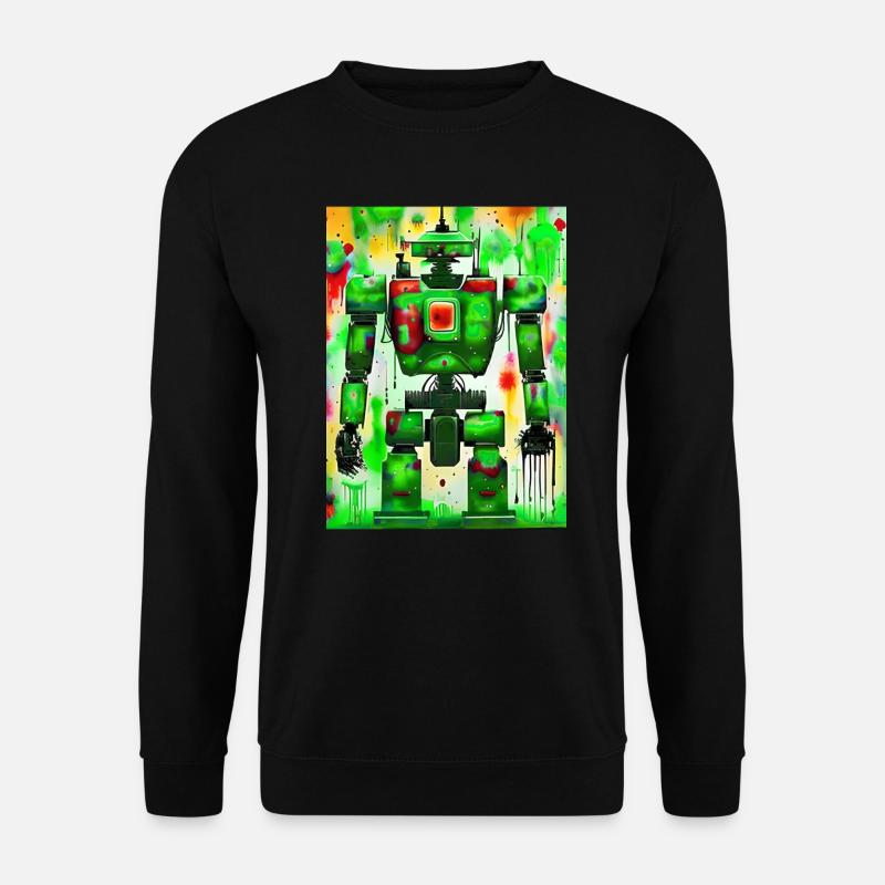 Artist Robot Painter - Unisex Sweatshirt - black