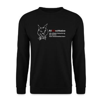 Top moderner T-Shirt Design Must have 2024 - Unisex Pullover - Schwarz - Vorne - Alina (178cm) & Michal (187cm)