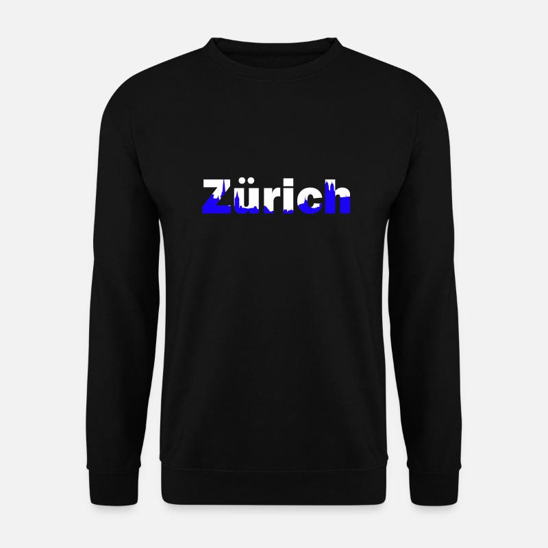 zürich - Unisex Pullover - Schwarz