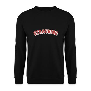 Straubing College - Unisex Pullover - Schwarz - Vorne - Alina (178cm) & Michal (187cm)