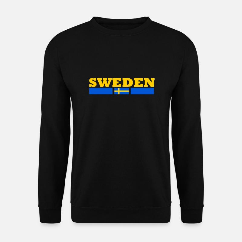 Schweden Flagge - Unisex Pullover - Schwarz