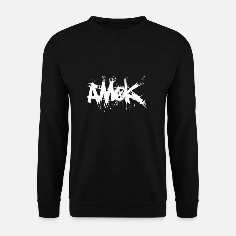 Amok Design - Unisex Pullover - Schwarz