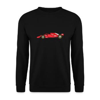 Heartbeat Formula Motorsport 1 One Vettel Leclerc - Unisex Sweatshirt - black - Front - Alina (178cm) & Michal (187cm)