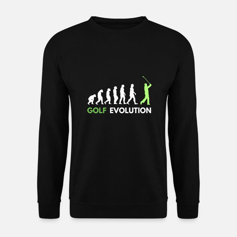 Golf Evolution Golfer Golfen - Sweat-shirt Unisexe - noir