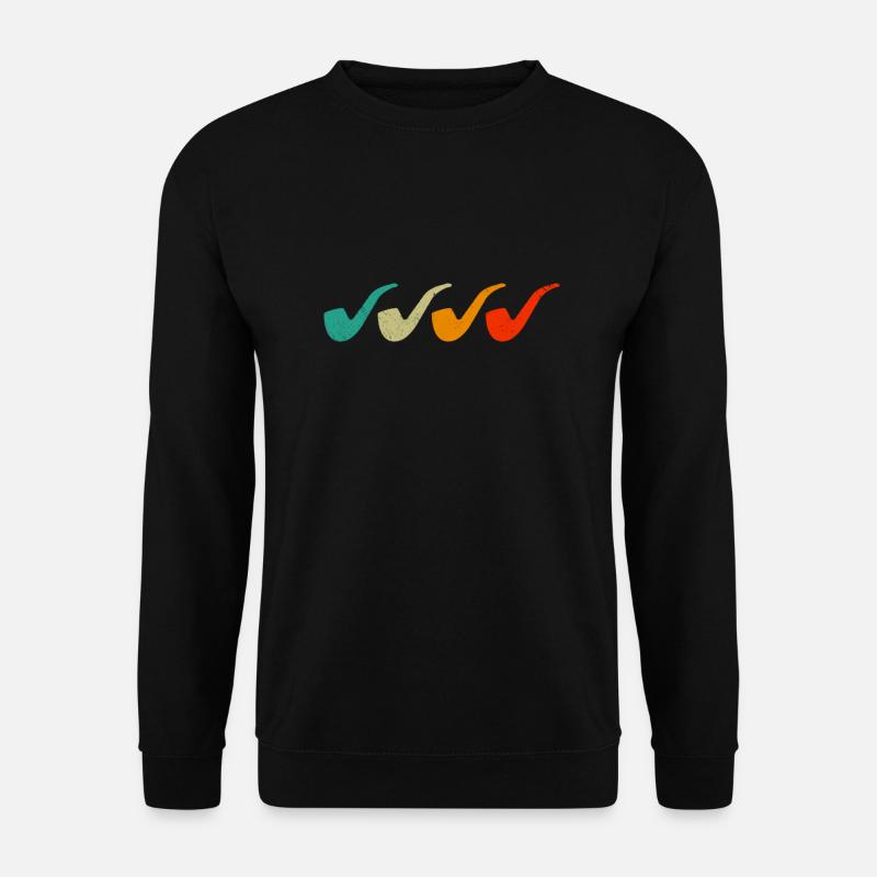Pipe Smoking - Unisex Sweatshirt - black
