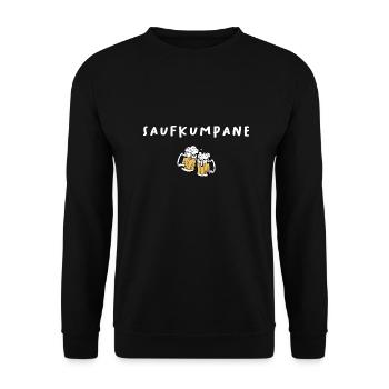 Saufkumpane - Unisex Pullover - Schwarz - Vorne - Alina (178cm) & Michal (187cm)
